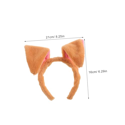 Beaupretty 2 Stück Teiliges Hundeohren Stirnband Leichtem Material Süßes Halloween Cosplay Zubehör mit Simulierten Tierohren Einfaches Anziehen für Haustiere für Partys und Fotoshootings von Beaupretty