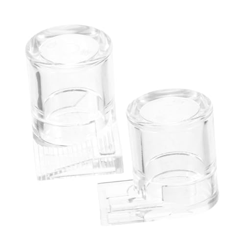 Beaupretty 2 Stück Teiliges Transparentes Acryl Ameisen Wassertränke und Reptilien Wasserschale Langlebig Leicht zu Reinigen für Ameisen Geckos Schlangen und Schildkröten Einfache von Beaupretty