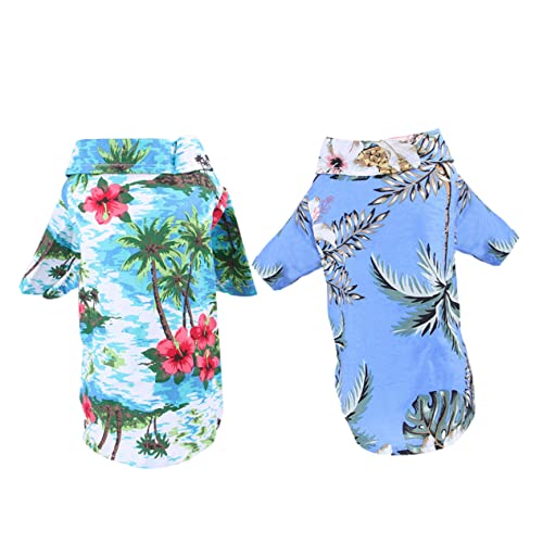 Beaupretty Entzückende Haustier-Shirts – 2 Stück Hawaii-hundehemden – Bequem Und Lustig Beaupretty Entzückende Haustier-Shirts – 2 Stück Hawaii-hundehemden – Bequem Und Lustig von Beaupretty
