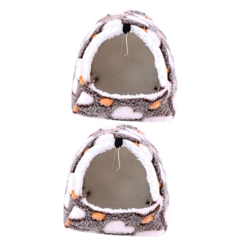 Beaupretty 2St Hängematte für Hamster Guinea-Hängematte schlafendes Schlafsack Meerschweinchen-Hängematte Hängematte für kleine Haustiere mit Haken Wurf Kleine Tiere von Beaupretty