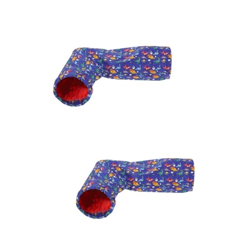 Beaupretty 2 Stück Vielseitiger Spieltunnel Für Haustiere Schlafversteck Für Hamster Meerschweinchen Versteck Geeignet Für Tiere von Beaupretty
