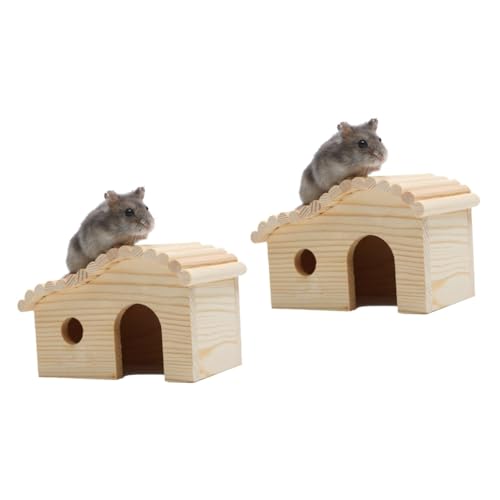 Beaupretty 2stücke Holzspielhaus Für Hamster Und Kleine Haustiere Massivem Mit Zugangstür Und Versteckmöglichkeiten Fördert Nestinstinkte Und Spielvergnügen Beaupretty 2stücke Holzspielhaus Für Hamster Und Kleine Haustiere Massivem Mit Zugangstür Und Versteckmöglichkeiten Fördert Nestinstinkte Und Spielvergnügen von Beaupretty