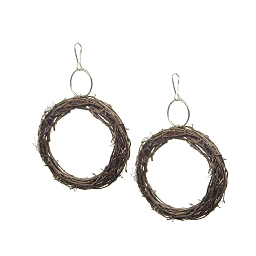 Beaupretty 2 Stück Papagei-schaukel Rattan-Kreis Vogel-papagei-schaukel Spielzeug Vogelspielzeug für Vögel Tanzen Papagei-schaukel Vogel-schaukel Papagei-Rattan-schaukel Beaupretty 2 Stück Papagei-schaukel Rattan-Kreis Vogel-papagei-schaukel Spielzeug Vogelspielzeug für Vögel Tanzen Papagei-schaukel Vogel-schaukel Papagei-Rattan-schaukel von Beaupretty