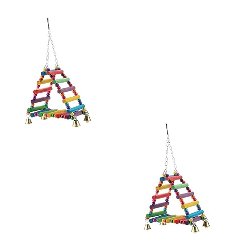 Beaupretty 2stücke Parrot Climbing Swing Triangle Holzspielzeug Für Vögel Bunte Kletterleiter Und Schaukel Für Papageien Nymphensittiche Und Wellensittiche Zufällige Farben Fördert Beaupretty 2stücke Parrot Climbing Swing Triangle Holzspielzeug Für Vögel Bunte Kletterleiter Und Schaukel Für Papageien Nymphensittiche Und Wellensittiche Zufällige Farben Fördert von Beaupretty