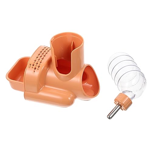 Beaupretty 2st Trinkbrunnen Für Hamster Kleintierwasser Sittichfutter Chinchilla-versorgung Zwerg Futterspender Automatische Futterspender Für Haustiere Essen Vertikal Pp Wasserkocher von Beaupretty