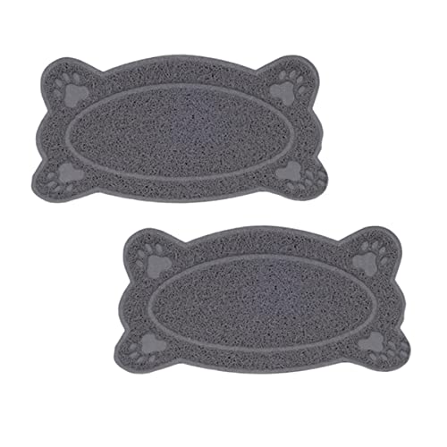 Beaupretty 2 Stücke Katzenstreu Matte Nicht-haustierbedarf Katzentoilette Matte Grau Material Beaupretty 2 Stücke Katzenstreu Matte Nicht-haustierbedarf Katzentoilette Matte Grau Material von Beaupretty