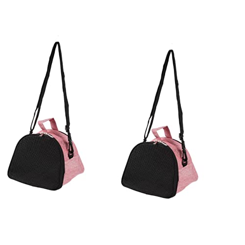 Beaupretty 2 Stücke Hamster Reisetasche Meerschweinchen Träger Mesh Tragbare Rattenkäfig Komfortable Oxford Einfache Anpassung - Dauerhafte Nutzung von Beaupretty