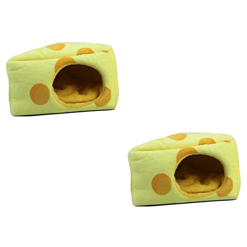 Beaupretty 2stücke Kuscheliger Hamster-plüsch-Hideout Für Kleine Haustiere Warmes Schlafhaus Für Hamster Meerschweinchen Kaninchen Bequemes Und Waschbares Versteck Für Tieraccessoires von Beaupretty