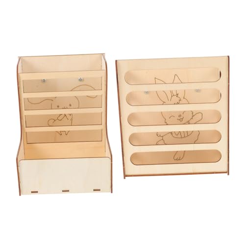 Beaupretty 2-in-1-heuspender für Kaninchen Futterspender für Häschen Aus Holz Fester Sicher für Kleintiere Beaupretty 2-in-1-heuspender für Kaninchen Futterspender für Häschen Aus Holz Fester Sicher für Kleintiere von Beaupretty