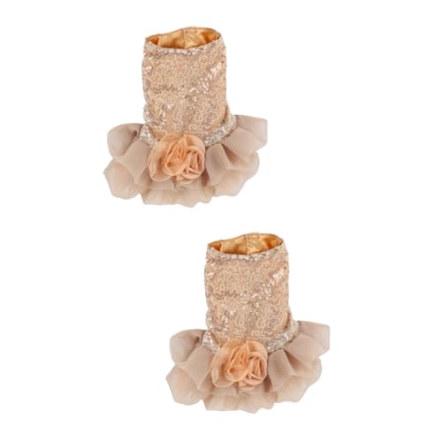 Beaupretty 2 Stück Exquisites Hochzeits-Outfit Für Hunde Modisches Hundekleid Rock Formelle Haustierkleidung Hundekleid Größe L Golden Beaupretty 2 Stück Exquisites Hochzeits-Outfit Für Hunde Modisches Hundekleid Rock Formelle Haustierkleidung Hundekleid Größe L Golden von Beaupretty