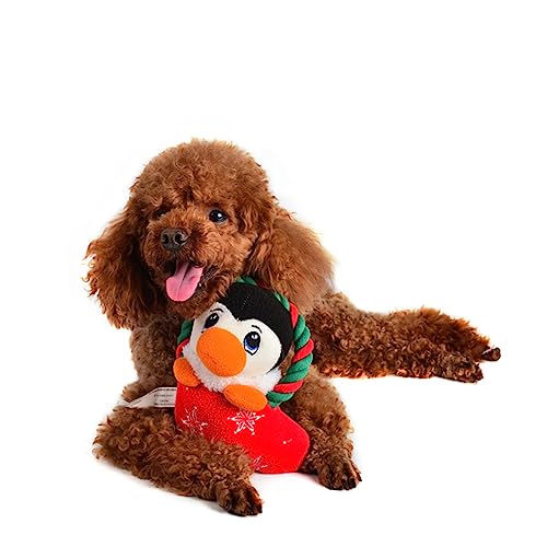 Beaupretty 2 Stücke Weihnachten Quietschende Hundespielzeug Haustier Kauen Spielzeug Sound Funktion Plüsch Hund Beißen Spielzeug für Welpen Hunde Beaupretty 2 Stücke Weihnachten Quietschende Hundespielzeug Haustier Kauen Spielzeug Sound Funktion Plüsch Hund Beißen Spielzeug für Welpen Hunde von Beaupretty