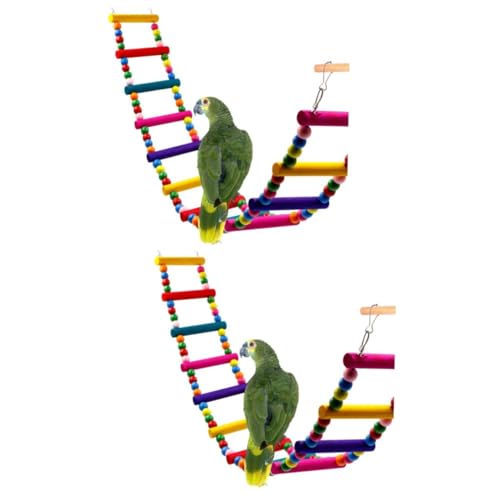 Beaupretty 2 Stücke 12 Schritt Holz Vogel Leiter Papagei Schaukel Spielzeug Stahl Haken Papagei Leiter Für Sittiche Beaupretty 2 Stücke 12 Schritt Holz Vogel Leiter Papagei Schaukel Spielzeug Stahl Haken Papagei Leiter Für Sittiche von Beaupretty