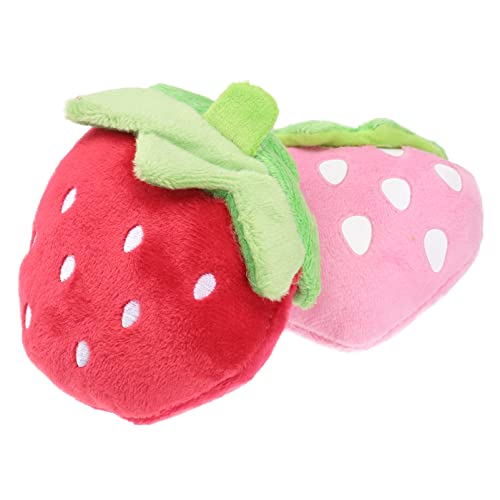Beaupretty 2stücke Plüschspielzeug Für Haustiere Quietschendes Obst Spielzeug Rot Für Hunde Und Katzen Fördert Spielverhalten Und Langeweile Beaupretty 2stücke Plüschspielzeug Für Haustiere Quietschendes Obst Spielzeug Rot Für Hunde Und Katzen Fördert Spielverhalten Und Langeweile von Beaupretty