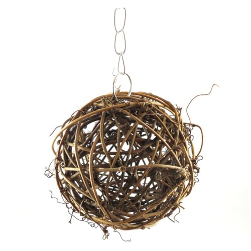 Beaupretty Vogelspielzeug-Set Aus Natürlichem Weidenrattan für Papageien Sittiche Vögel Kaubälle Vogelkäfig Hängespielzeug 2 Stück Beaupretty Vogelspielzeug-Set Aus Natürlichem Weidenrattan für Papageien Sittiche Vögel Kaubälle Vogelkäfig Hängespielzeug 2 Stück von Beaupretty