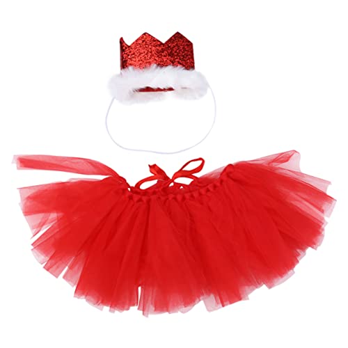 Beaupretty Tutu-Rock-Set für Haustiere 2-teilig Hunderock Party-netzgaze Hundekleid Bequeme Passform für Welpen-fotoshootings Besondere Anlässe von Beaupretty