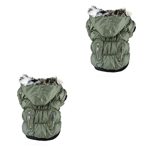 Beaupretty 2stücke Pet Dog Coat Für Herbst Und Winter Warmhaltende Jacke Für Hunde Xs Militärgrün Aus Weichem Baumwollfutter Für Kalte Tage Und Nasse Abenteuer Beaupretty 2stücke Pet Dog Coat Für Herbst Und Winter Warmhaltende Jacke Für Hunde Xs Militärgrün Aus Weichem Baumwollfutter Für Kalte Tage Und Nasse Abenteuer von Beaupretty