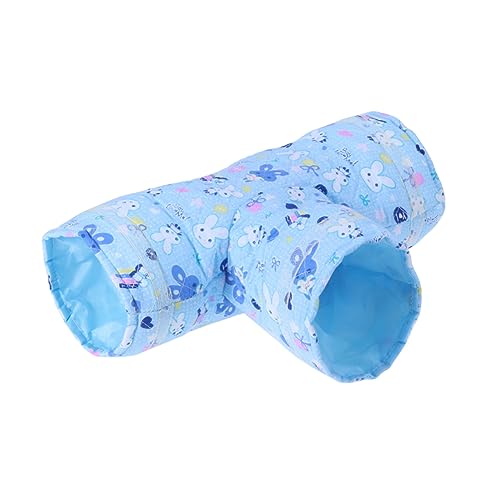 Beaupretty Enrichment Toys Adorable 3-Tunnel Knitterpapier für Katzen Meerschweinchen von Beaupretty