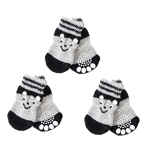 Beaupretty 3 Paare Hundeschuh Socken Fußschlaufe Für Haustiere Hund Winter Schneeschuhe Katzensocken Mit Griffen rutschfeste Hundeschuhe Wärmende Hausschuhe Wintersocken Baumwolle Halloween Beaupretty 3 Paare Hundeschuh Socken Fußschlaufe Für Haustiere Hund Winter Schneeschuhe Katzensocken Mit Griffen rutschfeste Hundeschuhe Wärmende Hausschuhe Wintersocken Baumwolle Halloween von Beaupretty