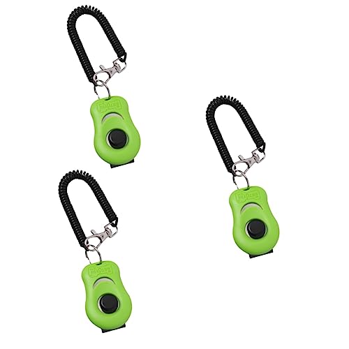 Beaupretty 3 STK Clicker-Set Für Das Welpentraining Clickertraining Für Hunde Pferdetrainings-clicker Hundeklicker Für Das Training Vogeltrainingsklicker Tiertrainingsklicker Knopf Audio von Beaupretty