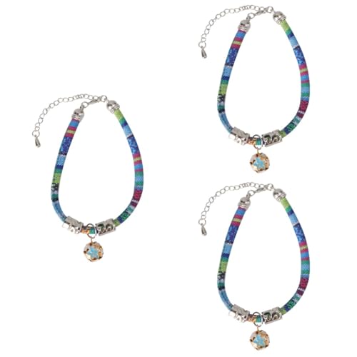 Beaupretty 3 Stück Kätzchen-Halskette Im Ethnischen Stil Mit Abtrünniger Schnalle Metallglocke Robustes Haustierhalsband Modisches Haustierdekor Beaupretty 3 Stück Kätzchen-Halskette Im Ethnischen Stil Mit Abtrünniger Schnalle Metallglocke Robustes Haustierhalsband Modisches Haustierdekor von Beaupretty