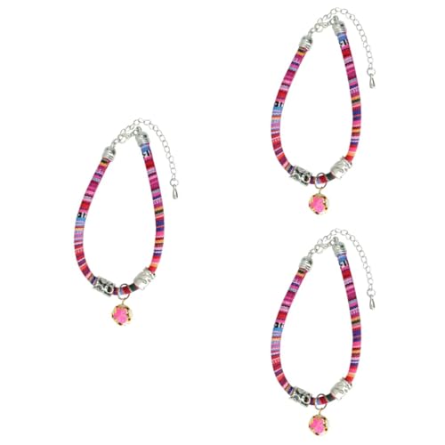 Beaupretty 3 Stück Katzenhalsband Breakaway Bell Fashion Abnehmbares Halsband Weiche Baumwolle Für Den Außenbereich von Beaupretty