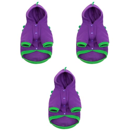 Beaupretty 3 STK Halloween-haustierkleidung Hundekleidung Halloween-haustieranzug Haustier-Overall-Shirt Kleine Hundejacke Halloween-Hunde-Outfit Violett Polyester Hündchen Hund Katze Beaupretty 3 STK Halloween-haustierkleidung Hundekleidung Halloween-haustieranzug Haustier-Overall-Shirt Kleine Hundejacke Halloween-Hunde-Outfit Violett Polyester Hündchen Hund Katze von Beaupretty