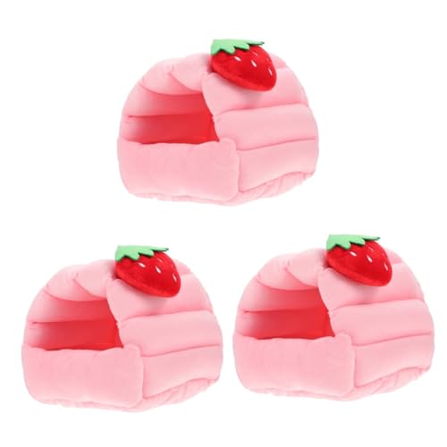 Beaupretty Haustierbett 3 STK Hamsternest Hamsterhaus Hamsterbettwäsche Hamster Warmes Hamster Schlafhaus Warmes Rattenbett Kleintierbetten Igel Bett Warm Halten Rosa Haustier Plüsch Beaupretty Haustierbett 3 STK Hamsternest Hamsterhaus Hamsterbettwäsche Hamster Warmes Hamster Schlafhaus Warmes Rattenbett Kleintierbetten Igel Bett Warm Halten Rosa Haustier Plüsch von Beaupretty