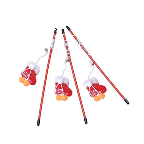 Beaupretty Interaktives Katzenspielzeug 3er-Pack Zum Necken Von Weihnachtsstäbchen Für Katzen Bewegungsspaß Beaupretty Interaktives Katzenspielzeug 3er-Pack Zum Necken Von Weihnachtsstäbchen Für Katzen Bewegungsspaß von Beaupretty