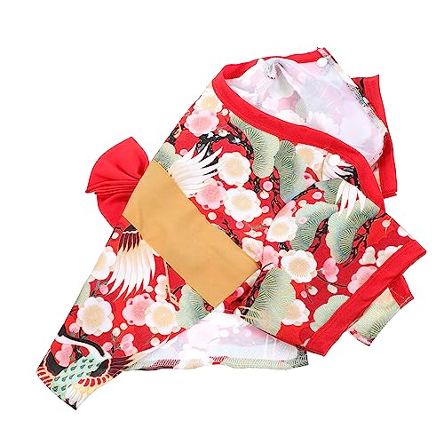 Beaupretty 3 STK Kleidung Für Haustiere Hund Welpen-Kimono-kostüm Haustier Japanische Kleidung Kimono-kostüm Für Kätzchen Rote Kleider Haustier-Kimono-Kleid Wintermantel Die Katze Stoff Beaupretty 3 STK Kleidung Für Haustiere Hund Welpen-Kimono-kostüm Haustier Japanische Kleidung Kimono-kostüm Für Kätzchen Rote Kleider Haustier-Kimono-Kleid Wintermantel Die Katze Stoff von Beaupretty