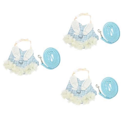 Beaupretty 3sätze Bunny Walking Mit Leine Komfortable Und Dekorative Vest Für Haustiere Für Outdoor-aktivitäten Und Fotos Beaupretty 3sätze Bunny Walking Mit Leine Komfortable Und Dekorative Vest Für Haustiere Für Outdoor-aktivitäten Und Fotos von Beaupretty