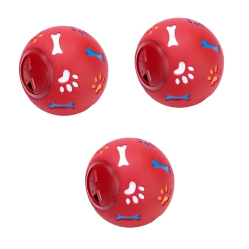 Beaupretty Spielzeuge 3 Stück Hundespielzeug Ziegenspielzeug Hundebälle Hundeleckerli Spender Spielzeug Hundeleckerliball Hundepuzzle Spielzeugball Hundezahnbürstenspielzeug Zahnungsspielzeug von Beaupretty