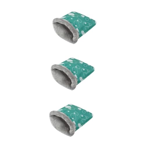 Beaupretty 3 Stück Plüsch-Kätzchen-Meerschweinchen-Kuschelbecher Schlafmatte Kuschelsack Für Meerschweinchen Meerschweinchen-Hängematte Für Käfig Ausgestopfter Kätzchen-Haustiersack von Beaupretty