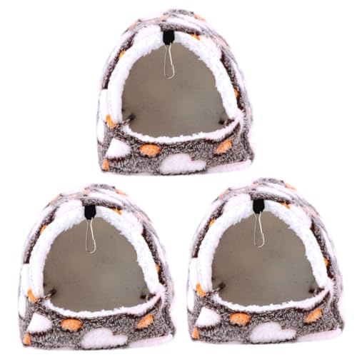 Beaupretty 3 Stücke Super Weiche Flanell Baumwolle Hamster Hängematte Bettwäsche Für Hamster Mit Sicher Warm Hängematte von Beaupretty