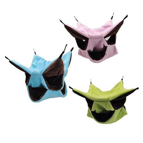 Beaupretty 3-teiliges Haustierbett Hängematte Weiches Plüsch Dreilagiges Bett Für Katzen Und Hamster Erwärmungsnest Beaupretty 3-teiliges Haustierbett Hängematte Weiches Plüsch Dreilagiges Bett Für Katzen Und Hamster Erwärmungsnest von Beaupretty