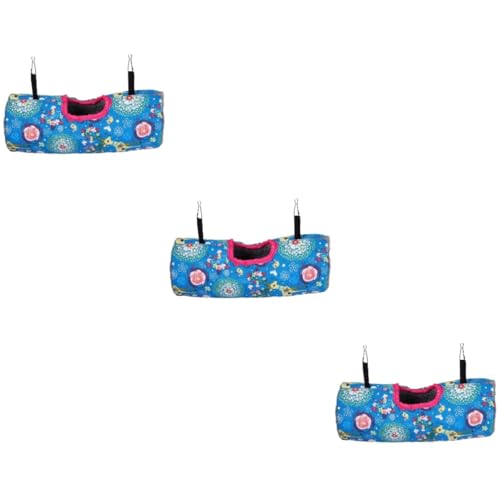 Beaupretty 3St Hamsternest Bett für Kleintiere Hamster Plüschbett Spielzeug Schlafzubehör für Hamster zum Aufhängen für Haustiere kleines Haustier Hängematte Wurf Käfig von Beaupretty