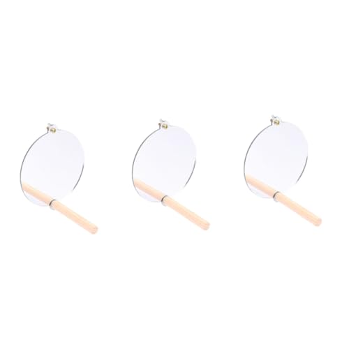 Beaupretty 3 Stücke Vogel Spielzeug Papagei Spiegel Stand Glocke Holz Bar Rack Papagei Ausbildung Liefert Pet Decor Beige Khaki Beaupretty 3 Stücke Vogel Spielzeug Papagei Spiegel Stand Glocke Holz Bar Rack Papagei Ausbildung Liefert Pet Decor Beige Khaki von Beaupretty