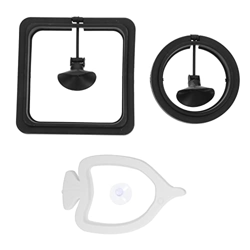 Beaupretty 3st Abgehängter Fütterungskreis Schwimmendes Essen Fischfütterungskreise Aquarienfischring Aquarienkreis Aus Kunststoff Fütterungsring Ring Zubehör Wasserpflanzen Futter PVC von Beaupretty