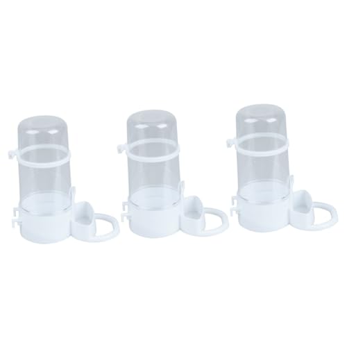 Beaupretty 3st Hängender Futterwasserspender Pet Cage Coop Tasse Futter Für Vogelhäuschen Kaninchenfutter Automatische Zuführung Kaninchen-wasserflasche Vogelfütterer Geschirr Haustier von Beaupretty