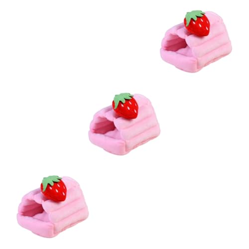 Beaupretty 3 Stücke Elegante Hamster Shelter Pet Bett Weiche Nest Erdbeere Haustier Bett Für Tiere Beaupretty 3 Stücke Elegante Hamster Shelter Pet Bett Weiche Nest Erdbeere Haustier Bett Für Tiere von Beaupretty
