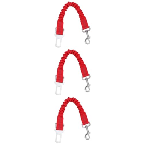 Beaupretty 3st Haustierleine Zugseil Für Hunde Bungee-hundeleine Elastische Hundeleine Welpen Hund Halsband Riemen Reflektierende Leine Hoher Elastischer Bund Hündchen Lieferungen von Beaupretty