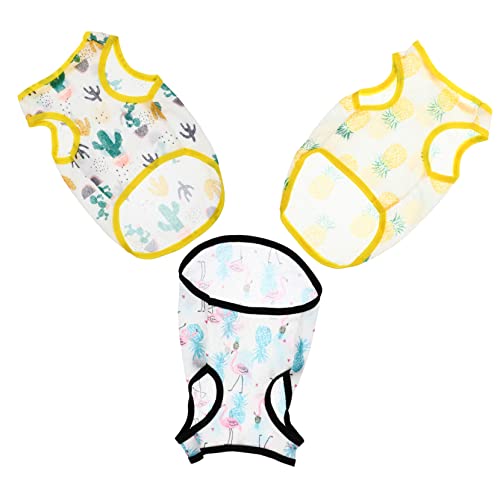 Beaupretty 3er-Pack Hundeshirts Haustierwesten Atmungsaktive Weste Für Hunde Modische Hundebekleidung Leichte Und Einfach Zu Tragende Weste Beaupretty 3er-Pack Hundeshirts Haustierwesten Atmungsaktive Weste Für Hunde Modische Hundebekleidung Leichte Und Einfach Zu Tragende Weste von Beaupretty