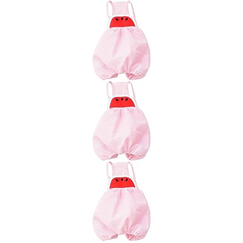 Beaupretty 3-teiliges Hunde-Party-Kleid Wassermelonen-Kleid Bequemes Sling-Hosen-Kleid Für Besondere Anlässe von Beaupretty