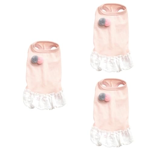 Beaupretty 3 Stücke Hund Kurze Kleid Weste Rock Atmungsaktive Spitze Rundhals Weste Hund Kostüm Haustier Bekleidung Größe XXL Beaupretty 3 Stücke Hund Kurze Kleid Weste Rock Atmungsaktive Spitze Rundhals Weste Hund Kostüm Haustier Bekleidung Größe XXL von Beaupretty