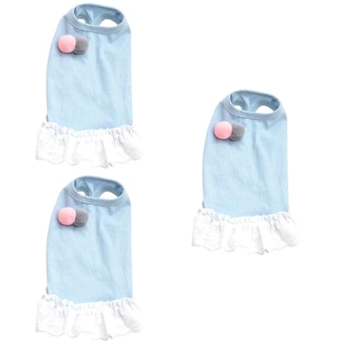 Beaupretty 3 Stücke Hund Kurze Kleid Rock Weste Für Hunde Atmungsaktive Spitze Haustier Bekleidung Rundhals Größe XL Beaupretty 3 Stücke Hund Kurze Kleid Rock Weste Für Hunde Atmungsaktive Spitze Haustier Bekleidung Rundhals Größe XL von Beaupretty