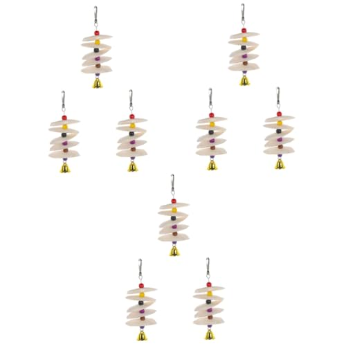 Beaupretty 3 Vogel-Tintenfischspielzeug Papageienspielzeug Papageien-Hängespielzeug Sittichfutter Vogelspielzeug Tintenfischhalter Papageien-Kuschelknochen Tintenfischknochen von Beaupretty