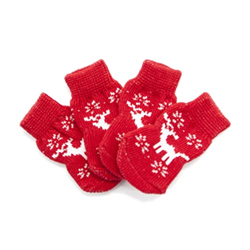 Beaupretty Weihnachtssocken Für Haustiere Hundesocken in 4 Stilen Schneemann Schneeflocke Hirsch Baum – Größe L Beaupretty Weihnachtssocken Für Haustiere Hundesocken in 4 Stilen Schneemann Schneeflocke Hirsch Baum – Größe L von Beaupretty