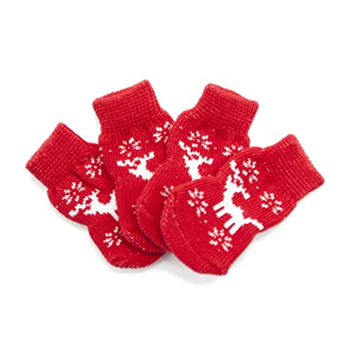 Beaupretty Haustiersocken Für Hunde Feiertags- Und Weihnachtswärme Nicht Für Pfoten 4 Paar Socken Schneemann Schneeflocke-Stil Beaupretty Haustiersocken Für Hunde Feiertags- Und Weihnachtswärme Nicht Für Pfoten 4 Paar Socken Schneemann Schneeflocke-Stil von Beaupretty
