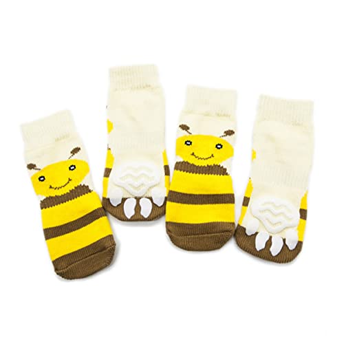 Beaupretty 4 Stück Hundesocken Gelb Gestreifte Haustiersocken Ohne Baumwolle Für Hundepfoten Größe 2XL Bequem Hautfreundlich Beaupretty 4 Stück Hundesocken Gelb Gestreifte Haustiersocken Ohne Baumwolle Für Hundepfoten Größe 2XL Bequem Hautfreundlich von Beaupretty