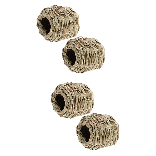 Beaupretty 2sets Haustier Tunnel Hand-Woven Hamster Nest Exploration Spielzeug Komfortable Nesting 2 Stücke * 2 von Beaupretty