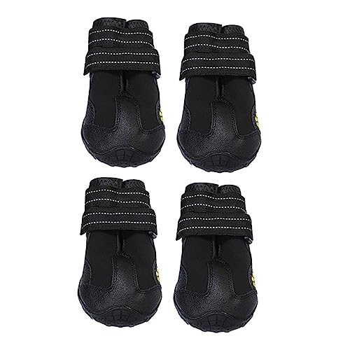 Beaupretty - Hundeschuhe 4 Stück Verschleißfeste Haustier-Stiefel für Schnee Hartholzböden Bequem Warm. Beaupretty - Hundeschuhe 4 Stück Verschleißfeste Haustier-Stiefel für Schnee Hartholzböden Bequem Warm. von Beaupretty